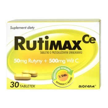 RutiMax Ce, tabletki o przedłużonym uwalnianiu, 30 szt.