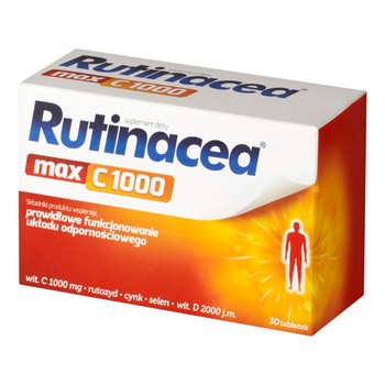 Rutinacea MAX C 1000, tabletki powlekane, 30 szt.