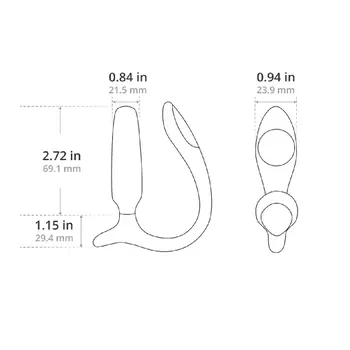 Lovense Anal Lush, wibrator analny sterowany aplikacją, różowy, 1 szt.