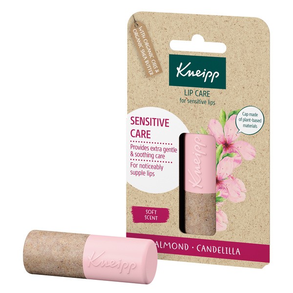 Kneipp Kneipp Łagodna Pielęgnacja, balsam do ust, kwiat migdała i wosk candelilla, 4,7 g — Inhaltsstoffe und Bewertung