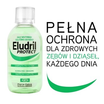 Eludril Protect, płyn do płukania jamy ustnej, 500 ml
