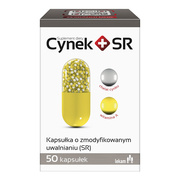 Cynek + SR, kapsułki twarde, 50 szt.