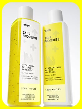 Yope Skin Progress, Sour Fruits, micelarny żel pod prysznic, 200 ml