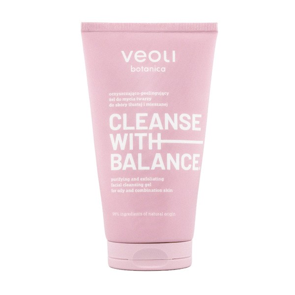 Veoli Botanica Veoli Botanica Cleanse With Balance, Gel reinigend-peelend zur Gesichtsreinigung, 150 ml — Inhaltsstoffe und Bewertung