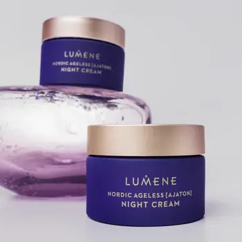 Lumene Nordic Ageless [Ajaton] Radiant Youth Night Cream, intensywnie regenerujący krem na noc, 50 ml