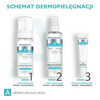 Pharmaceris A Hyaluro-Sensilium, kwas hialuronowy di-6 w wodnym kremie do twarzy i okolic oczu, 40 ml