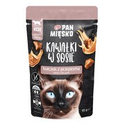 Pan Mięsko, karma mokra dla kota, kurczak z przepiórką, 85 g