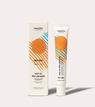 Resibo Sun to the People, lekki krem do twarzy i ciała SPF 50+, 50 ml