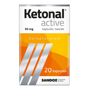 Ketonal Active, 50 mg, kapsułki twarde, 20 szt.