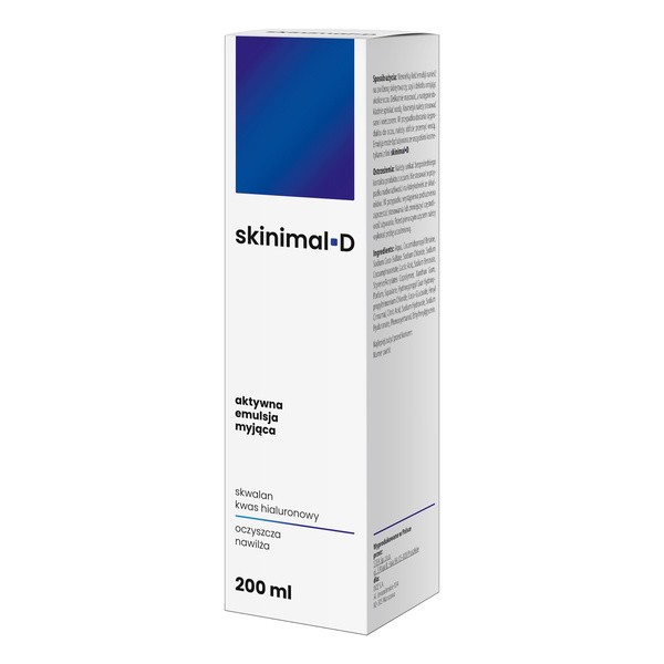 Skinimal D Skinimal D, aktywna emulsja myjąca, 200 ml — Składniki i ocena