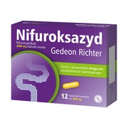 alt Nifuroksazyd Gedeon Richter, 200 mg, kapsułki twarde, 12 szt.