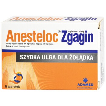 Anesteloc Zgagin, tabletki do ssania, 6 szt.