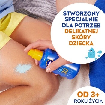 Nivea Sun Kids, ochronny spray do opalania SPF 30, 200 ml