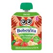 BoboVita, jabłka i truskawki z bananem, mus, 6 m+, 80 g