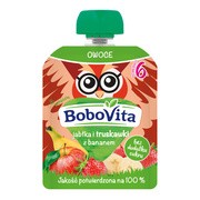 BoboVita, jabłka i truskawki z bananem, mus, 6 m+, 80 g https://azcdn.doz.pl/image/d/product/e6a77a93-scale-180x180.png