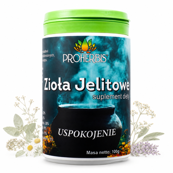 Proherbis Zioła Jelitowe II Uspokojenie, susz, 100 g