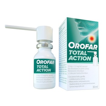 Zestaw Orofar, areozol + pastylki