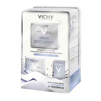 Zestaw Promocyjny Vichy Liftactiv, krem na dzień, 50 ml + krem na noc, 15 + serum 10, 3 ml