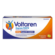 Voltaren Express Forte, 25 mg, kapsułki miękkie, 10 szt.