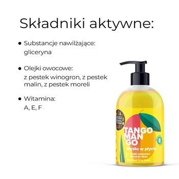 Farmona Tutti Frutti, mydło w płynie, tango mango, 500 ml