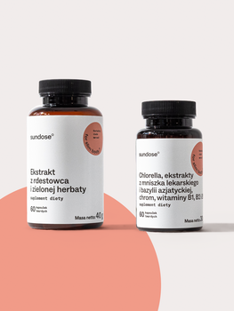 Sundose For Slim Body, kapsułki twarde, 60 szt. + 60 szt.