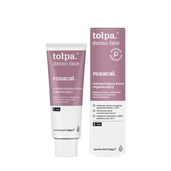 Tołpa Dermo Face Rosacal, regenerujący krem wzmacniający na noc, 40 ml