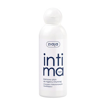 Ziaja Intima, kremowy płyn do higieny intymnej z kwasem hialuronowym, 200 ml