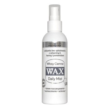 WAX ang PILOMAX Daily Mist Wax, odżywka nawilżająca bez spłukiwania do włosów ciemnych, 100 ml