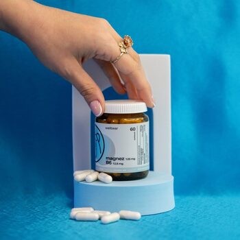 Wellbear Magnez + Witamina B6, kapsułki, 60 szt.