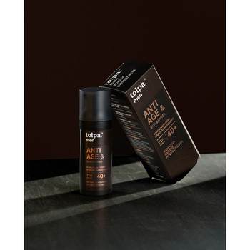 Tołpa Men Anti Age&Skin Barrier, krem nawilżająco-przeciwzmarszczkowy dla mężczyzn 40+, 50 ml