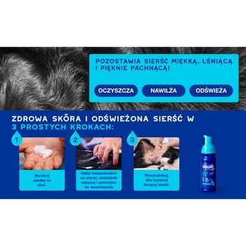 Douxo Spa Quick Refresh Dog Mousse, Pianka bez spłukiwania dla psów, 150 ml