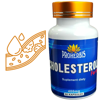 Proherbis Cholesterol Forte, kapsułki, 60 szt.