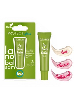 Flos-Lek Lip Care, lanobalsam do ust, true, 12 g