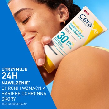 CeraVe, niewidoczny, nawilżający balsam przeciwsłoneczny SPF30, 75 ml