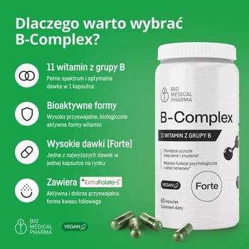 Bio Medical Pharma B Complex, kapsułki twarde, 60 szt.