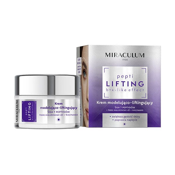 Miraculum Miraculum Pepti Lifting, krem modelująco-liftingujący na dzień, 50 ml