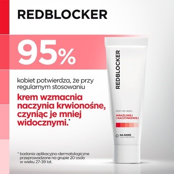 RedBlocker, krem do skóry wrażliwej i naczynkowej, na dzień, 50 ml