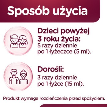 Syrop prawoślazowy, z malinami i cynkiem, 100 ml