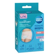 Canpol, wielorazowe majtki poporodowe, siateczkowe, rozmiar L/XL, 2 szt. https://azcdn.doz.pl/image/d/product/9225af52-scale-180x180.png