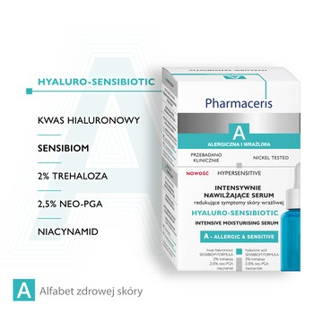 Pharmaceris A Hyaluro-Sensibiotic, serum intensywnie nawilżające, 30 ml