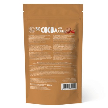 Diet-Food, Bio kakao z chilli, 200 g