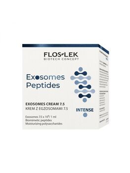 Flos-Lek Exosomes Peptides, krem z egzosomami do twarzy zwiększający gęstość skóry, 50 ml