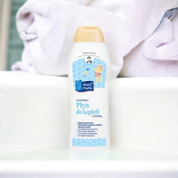 Skarb Matki, płyn do kąpieli z oliwką dla niemowląt i dzieci, 400 ml