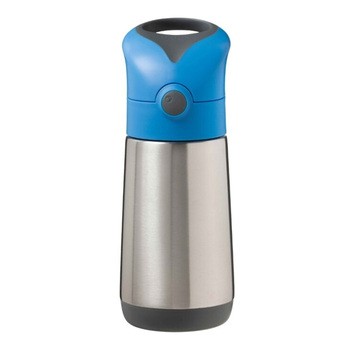 B.box, bidon termiczny ze słomką, Blue Slate, 350 ml