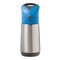 B.box, bidon termiczny ze słomką, Blue Slate, 350 ml