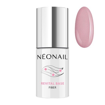Neonail Revital Base Fiber, baza hybrydowa Cover Pink, 7,2 ml