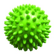 Qmed Massage Balls, piłeczka rehabilitacyjna z kolcami, średnica 7 cm, zielona, 1 szt. https://azcdn.doz.pl/image/d/product/17a975ea-scale-180x180.png