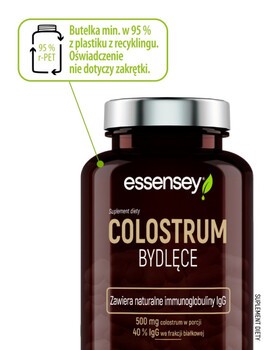 Essensey Colostrum Bydlęce, kapsułki, 90 szt.