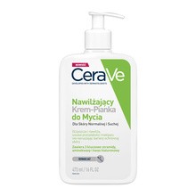 CeraVe, nawilżający krem-pianka do mycia, 473 ml
