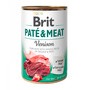Brit Paté & Meat Venison, karma mokra dla psów, dziczyzna, 400 g